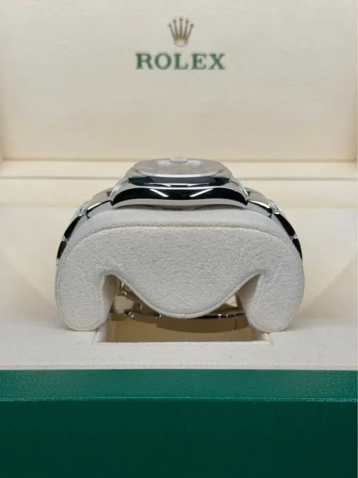 Rolex Oyster Perpetual Date 34mm Blue dial 🔵 115200 Full Set 2021-4