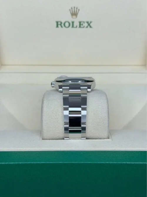 Rolex Oyster Perpetual Date 34mm Blue dial 🔵 115200 Full Set 2021-6