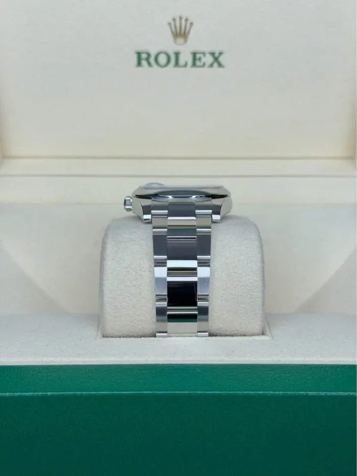 Rolex Oyster Perpetual Date 34mm Blue dial 🔵 115200 Full Set 2021-6