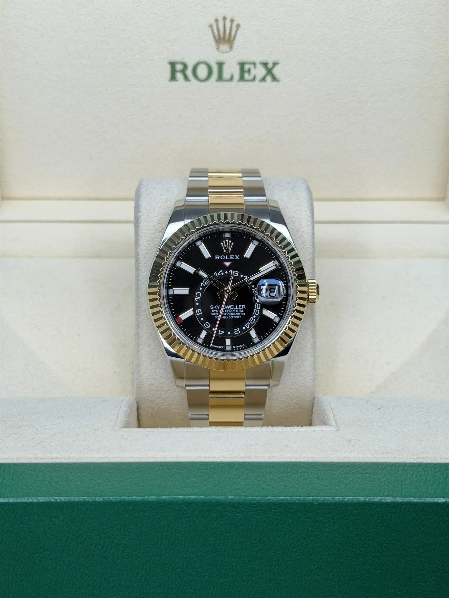Rolex Sky-Dweller 336933 42mm Black dial Bi-Metal 2024 Rolex Sky-Dweller 336933 42mm Black dial Bi-Metal 2024