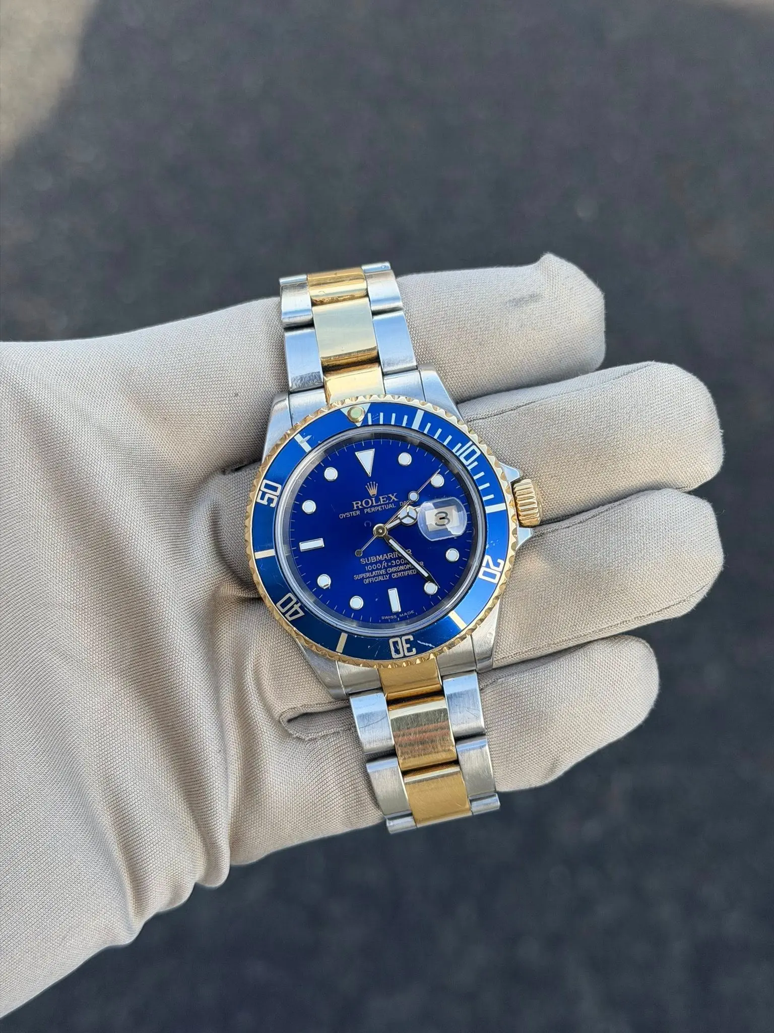 submariner 16613 Rolex Submariner 16613 – Two-Tone Blue "Bluesy" - Image 1