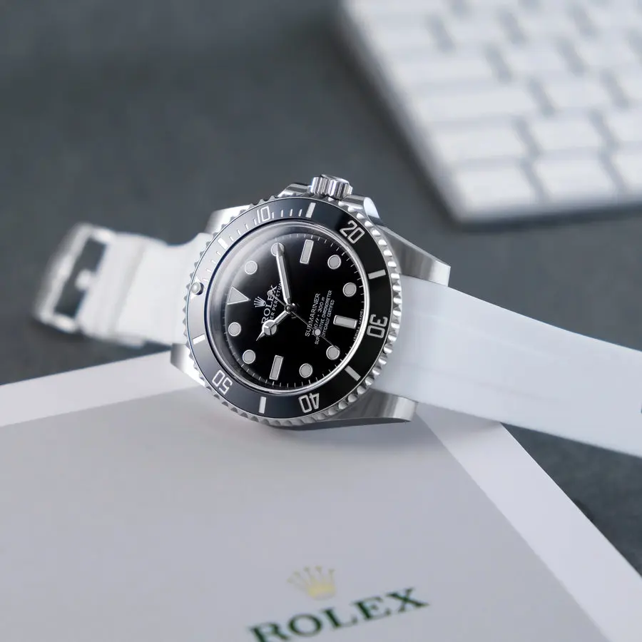 Rubber Strap - For Rolex Submariner - Black